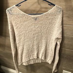 Cream American Eagle Sweater
